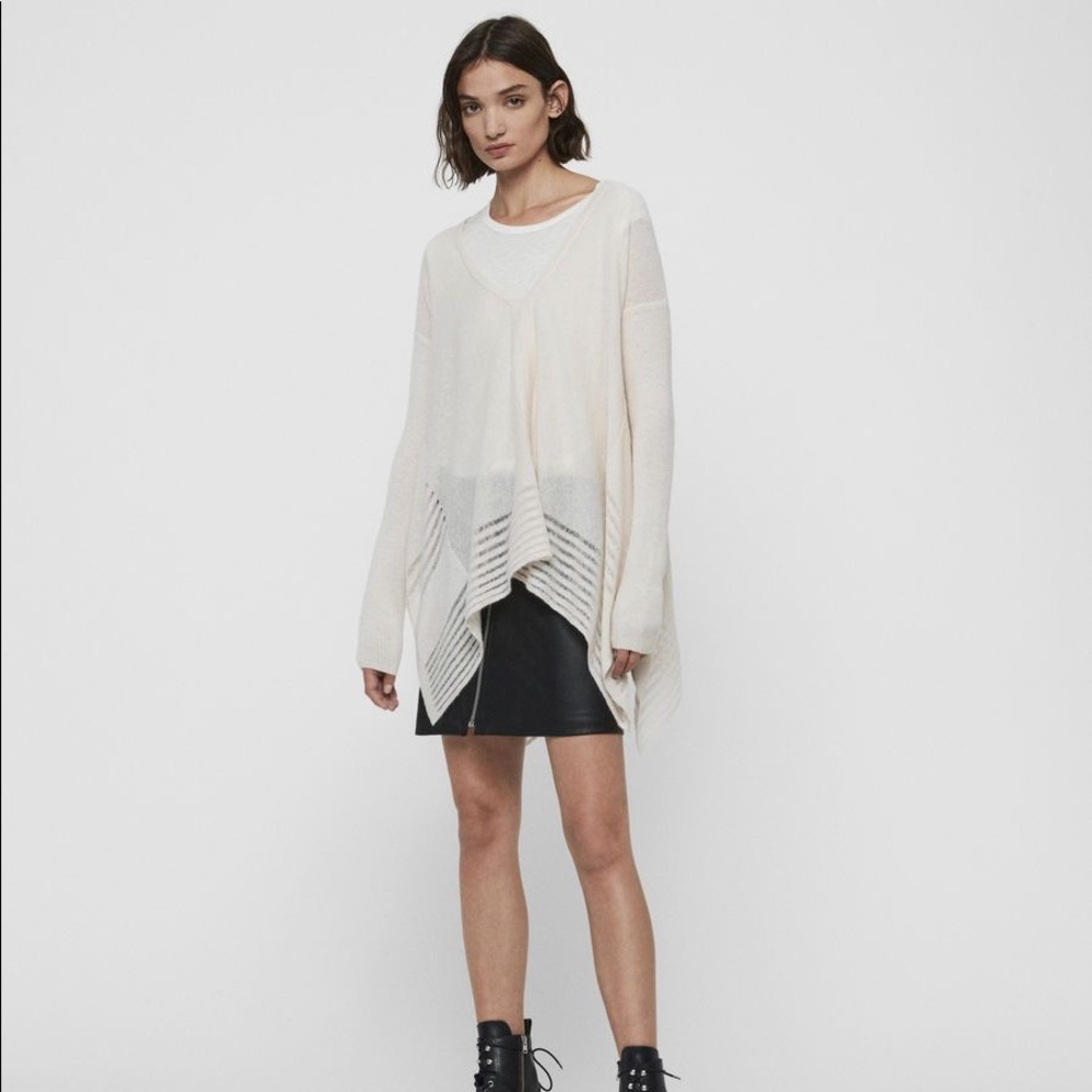 AllSaints Mara V-Neck Sweater